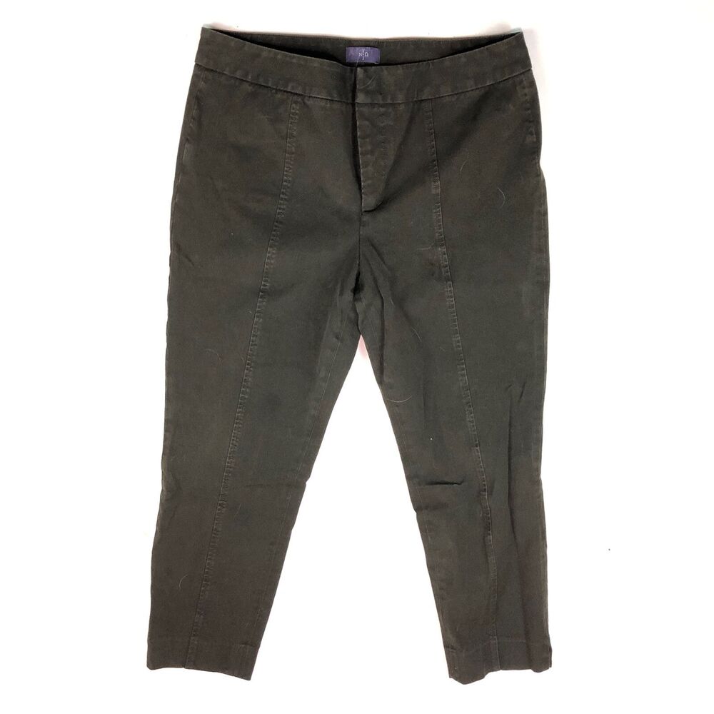 NYDJ Not Your Daughters Jeans Ankle Pants Bi-Stretch Brown PS3104F010 10P SS7
